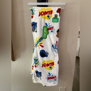 Sesame Street oversize plush throw - incredibly soft!  Brand new 60”x70”LAST ONE